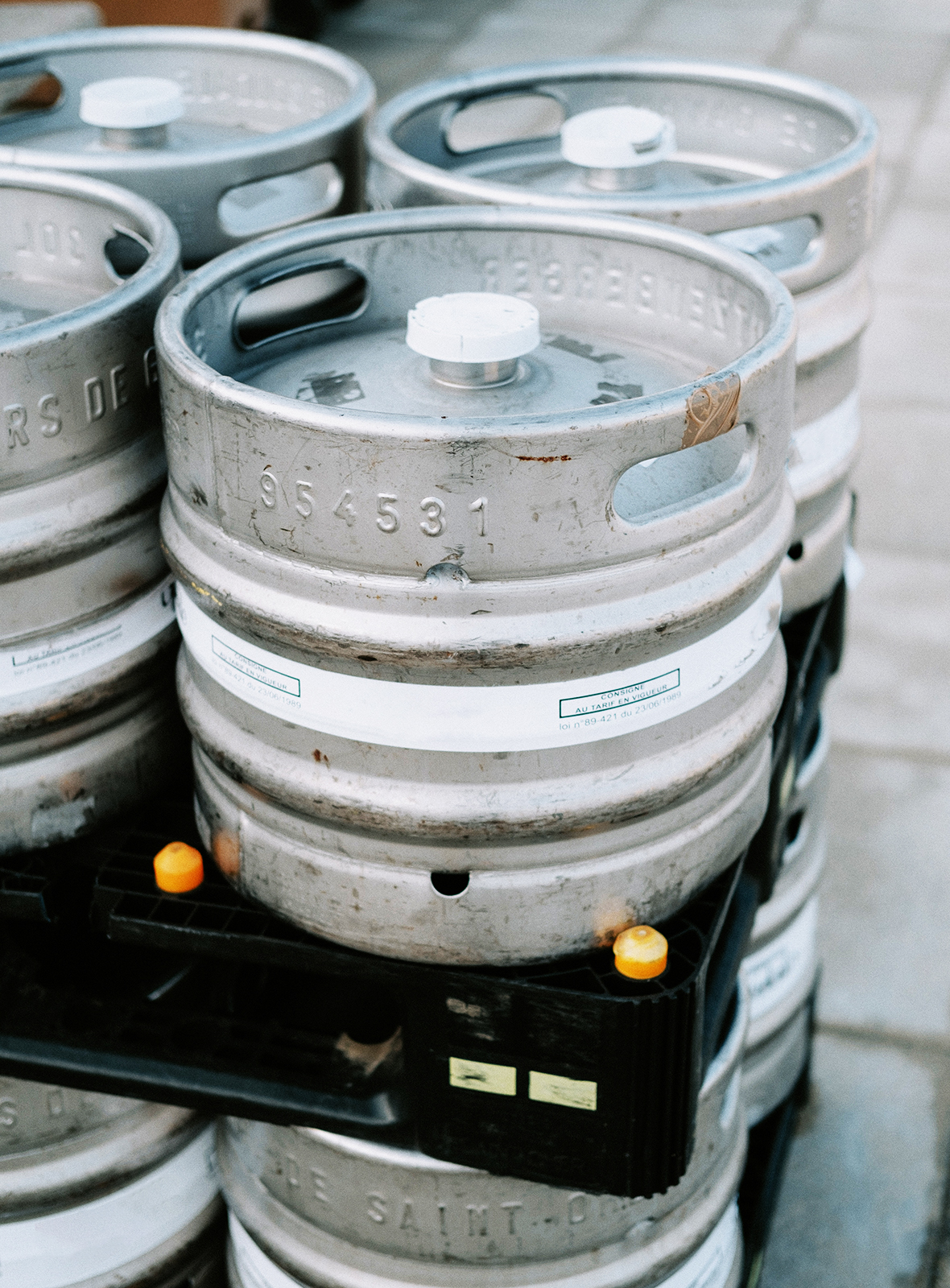 Kegs of beer
